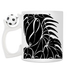 Кружка с футбольным мячиком