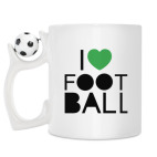 Кружка с футбольным мячиком
