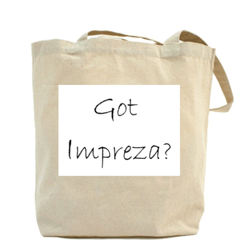 Сумка шоппер с принтом Got Impreza