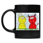 Кружка цветная UV-DTF