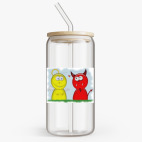 Банка с бамбуковой крышкой