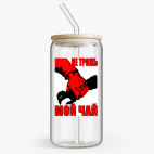 Банка с бамбуковой крышкой