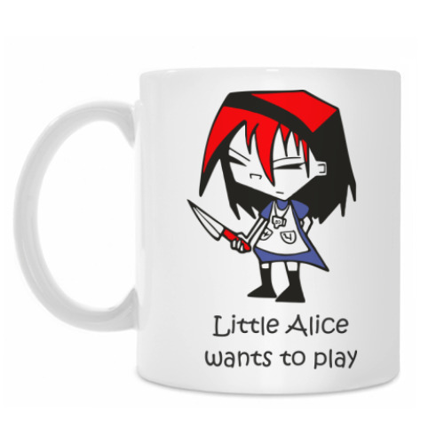 Кружка с принтом Алиса в стране чудес