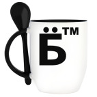 Кружка с ложкой