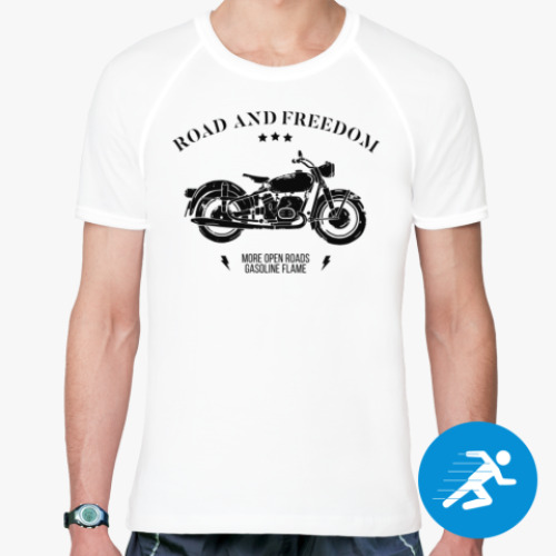 Спортивная футболка Король дорог (мотоцикл)