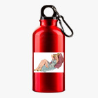 Металлическая бутылка 400 мл UV-DTF