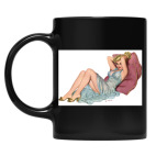 Кружка цветная UV-DTF