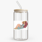 Банка с бамбуковой крышкой