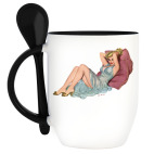 Кружка с ложкой