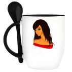 Кружка с ложкой