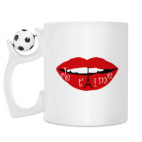 Кружка с футбольным мячиком