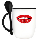 Кружка с ложкой