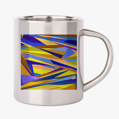 Кружка металлическая с принтом Кандинский