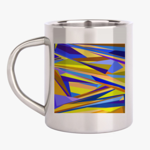 Кружка металлическая с принтом Кандинский