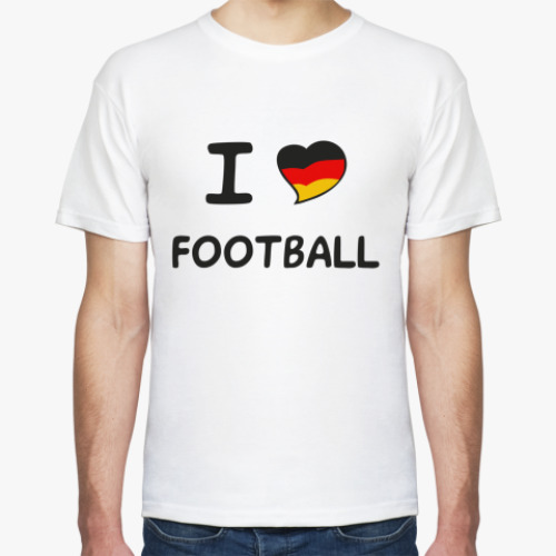Футболка Я люблю немецкий футбол