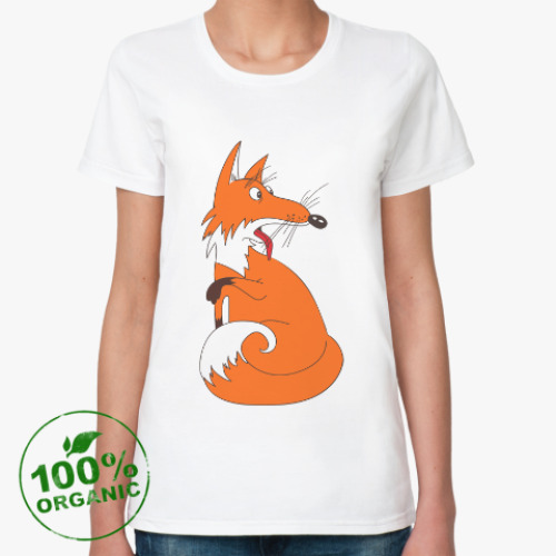 Женская футболка из органик-хлопка Fanny fox