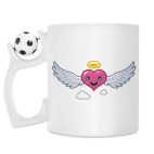 Кружка с футбольным мячиком