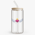 Банка с бамбуковой крышкой