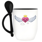 Кружка с ложкой