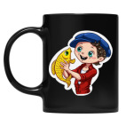 Кружка цветная UV-DTF