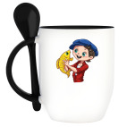 Кружка с ложкой