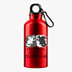 Металлическая бутылка 400 мл UV-DTF