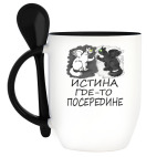 Кружка с ложкой