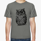 Классическая футболка Сова
