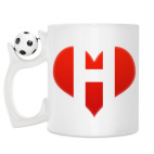 Кружка с футбольным мячиком