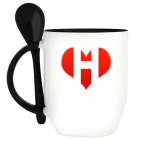 Кружка с ложкой