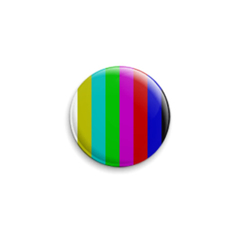 Значок 25мм с принтом  'Заставка'