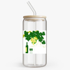 Банка с бамбуковой крышкой