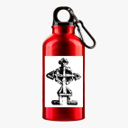 Металлическая бутылка 400 мл UV-DTF