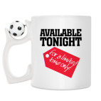 Кружка с футбольным мячиком