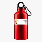 Металлическая бутылка 400 мл UV-DTF