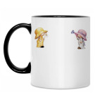 Кружка двухцветная