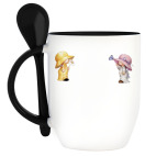 Кружка с ложкой