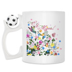 Кружка с футбольным мячиком