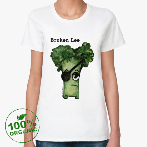 Женская футболка из органик-хлопка Твое настроение Broken Lee (@its_idea_shop)