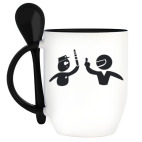 Кружка с ложкой