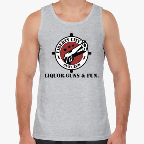 Майка с принтом Grand Theft Auto - Gun Club
