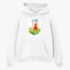 Толстовка худи оверсайз