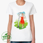 Женская футболка органик