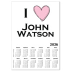 I <3  John Watson