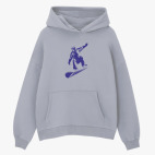 Толстовка худи оверсайз