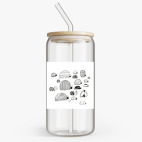 Банка с бамбуковой крышкой