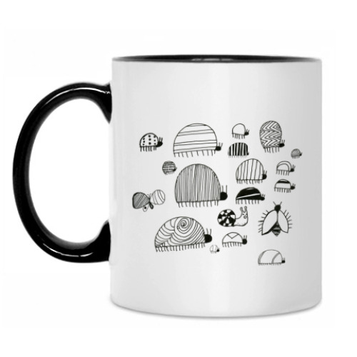 Кружка с принтом Букашечки