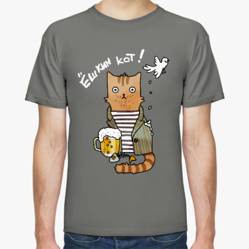 Футболка с принтом Ёшкин кот