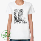 Женская футболка органик