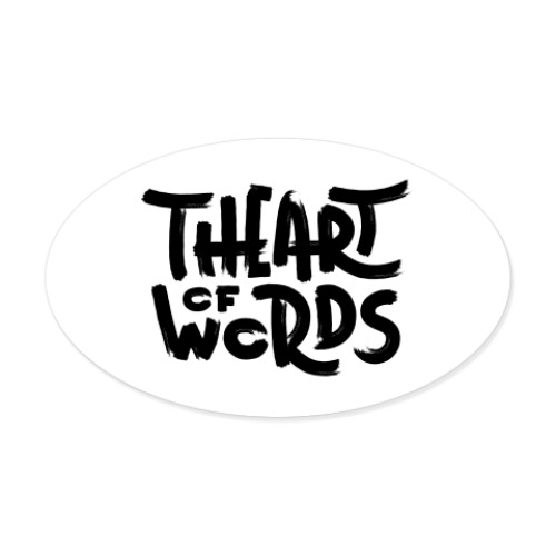 Виниловые наклейки с принтом The Art of Words